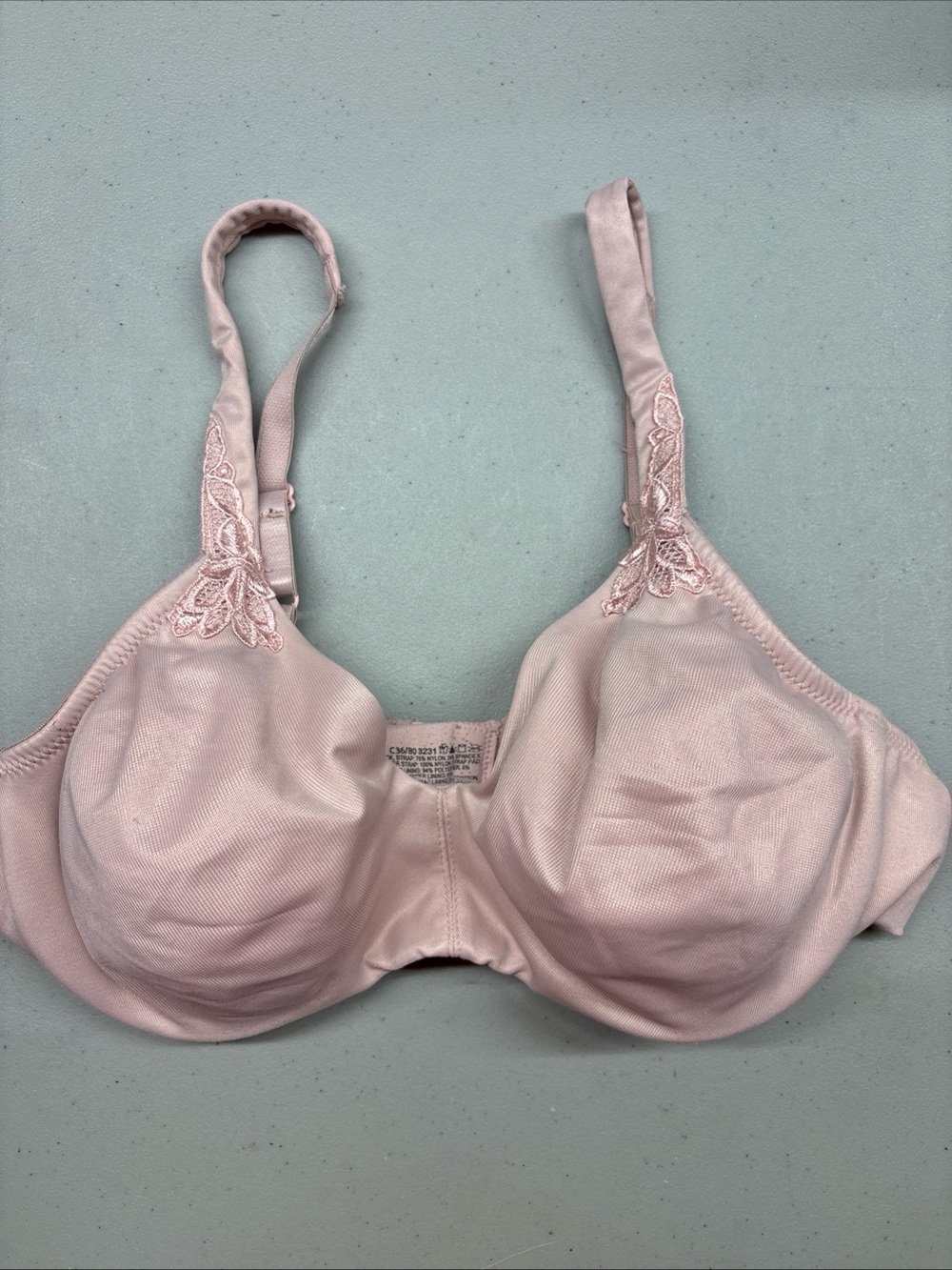 Bali Bra #3231 Discontinued Back To Beautiful Underwire Pink Lace Sexy Coquette
